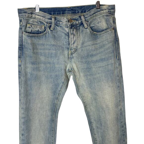 mnml m5 Slim Denim Ankle Zip Men’s Jean size 31 - Picture 2 of 5